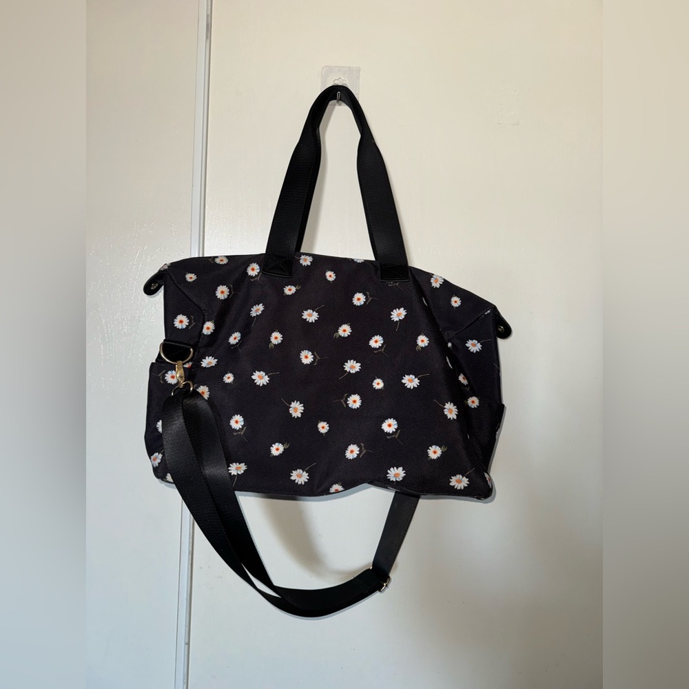 Alice + Olivia Black Floral Tote